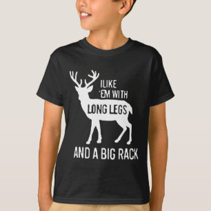Jag tycker om mig med lång jakt på Ben och stor ra T Shirt