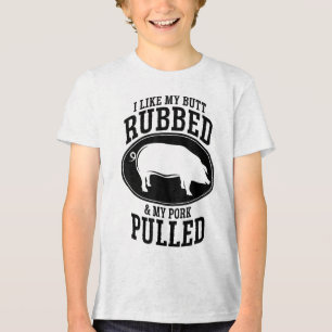 Jag tycker om min knölgummi och min Gris har fyllt T Shirt