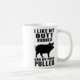 Jag tycker om min knölgummi och min Gris har utplå Kaffemugg