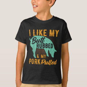 Jag tycker om min knölgummi och min Gris har utplå T Shirt