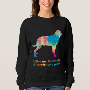 Jag tycker om min Rottweiler och kanske två person T Shirt