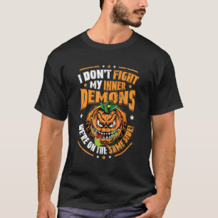 Jag tycker om mina inre demoner Gothic Humor_3 T Shirt