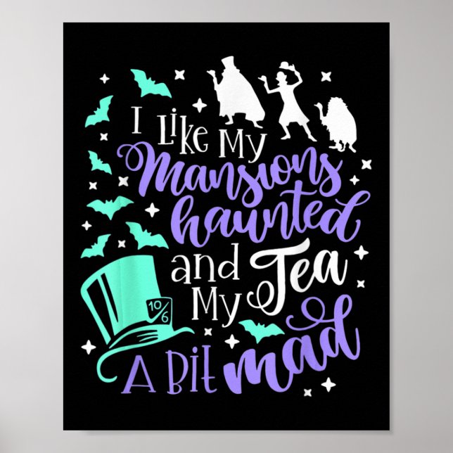 Jag tycker om mina mansioner som blivit hemsökt oc poster (Framsidan)