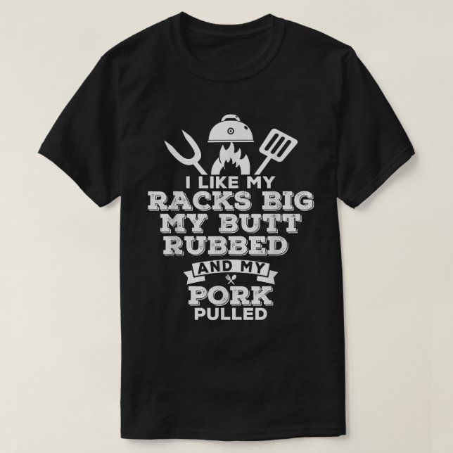 Jag tycker om mina stackar, min knölgummi och Gris T Shirt (Design framsida)