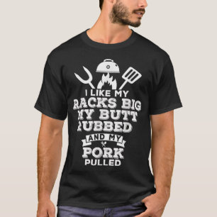 Jag tycker om mina stackar, min knölgummi och Gris T Shirt