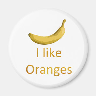 Jag tycker om Orangar Magnet