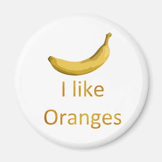 Jag tycker om Orangar Magnet (Framsidan)