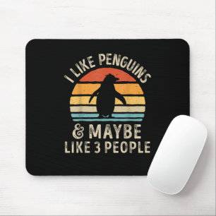 Jag tycker om Penguins och kanske 3 människor, Fun Musmatta