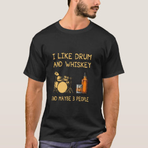 Jag tycker om rom och whisky och kanske tre person t shirt