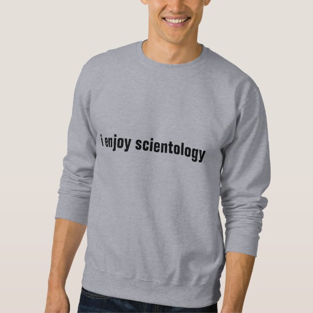 jag tycker om scientology långärmad tröja (Framsida)