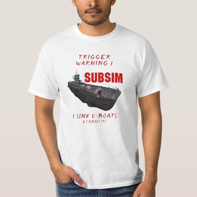 Jag tycker om sjunkande U-Boats T-Shirt (Framsida)