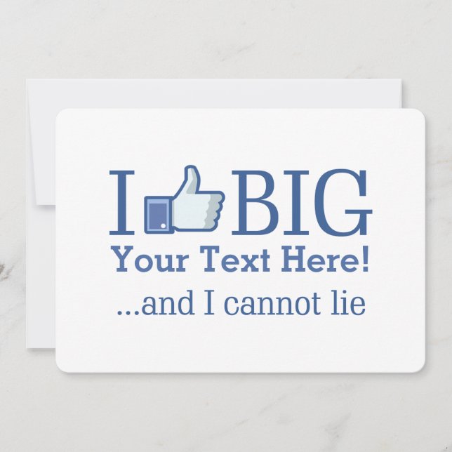 Jag tycker om stor Personlig när du skapar text (Framsida)