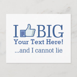Jag tycker om stor Personlig på din text enkelt Vykort
