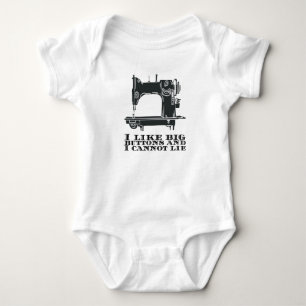 Jag tycker om stora knappar och kan inte Ljuga T Shirt