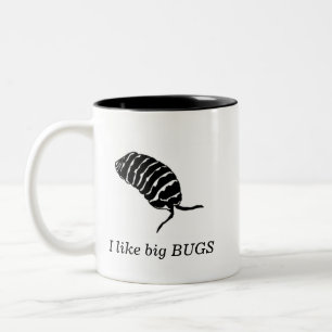 Jag tycker om stora KRYP 2-tonkaffe Mugg