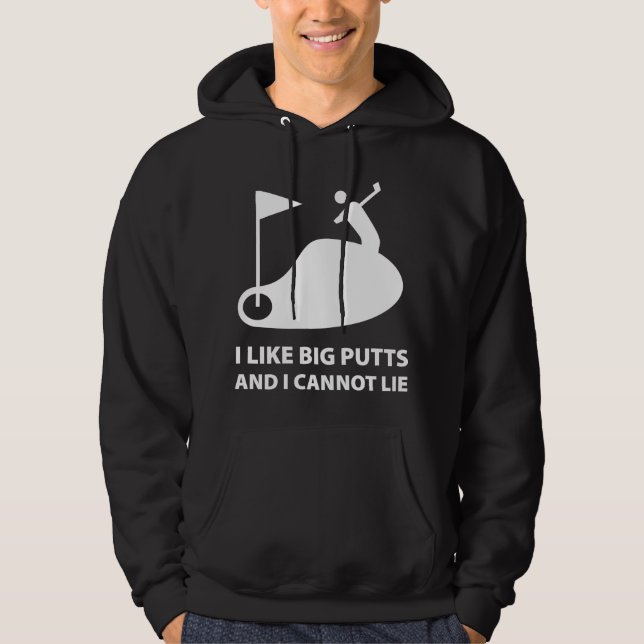 Jag tycker om stora utfall och kan inte Ljuga Hoodie (Framsida)