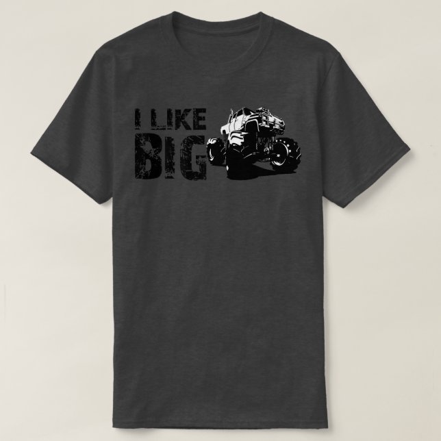 Jag tycker om stort lastbilar t shirt (Design framsida)