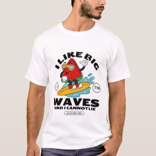 Jag tycker om stort vågar och kan inte ljuga t shirt