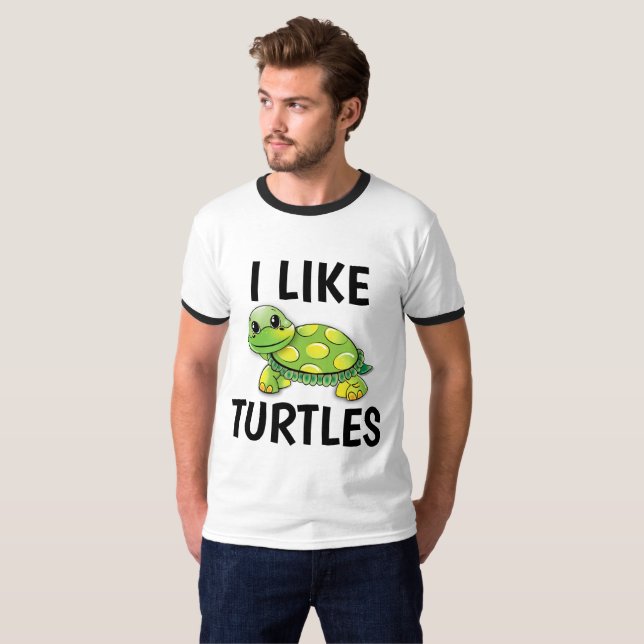 JAG TYCKER OM TURTLES T-shirts (Hel framsida)