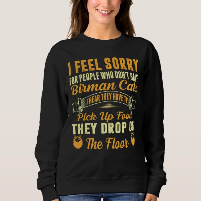 Jag tycker synd om folk som inte har fågelkatter t shirt (Framsida)