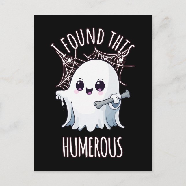 Jag tyckte att det här humerus var roligt Hallowee Vykort (Framsida)