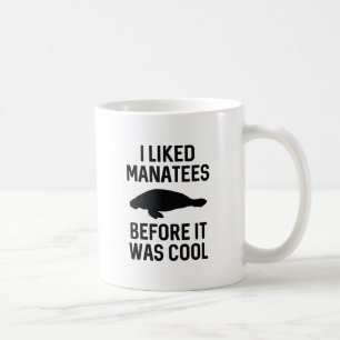 Jag tyckte om manater kaffemugg