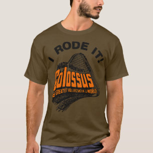 Jag Underlägg Rode Colossus Retro Defunect Roller T Shirt