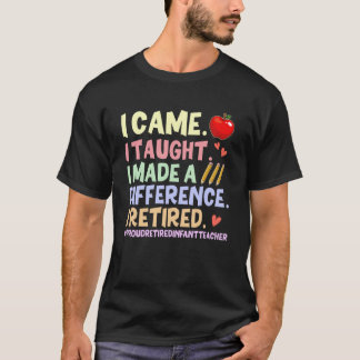 Jag Undervisade Jag Gick i Pension u2013 Stolt Pen T Shirt