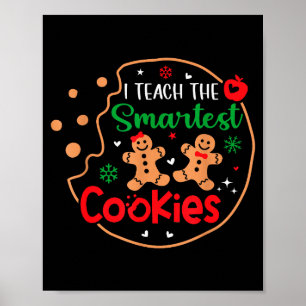 Jag Undervisar De Smartaste Kakor Rolig Jul Xmas Poster