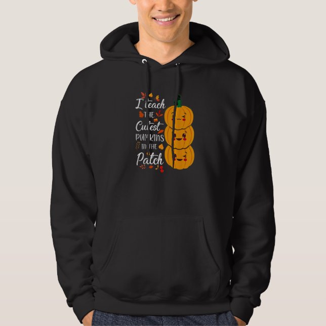 Jag Undervisar De Sötaste Pumporna I Placken Lärar Hoodie (Framsida)
