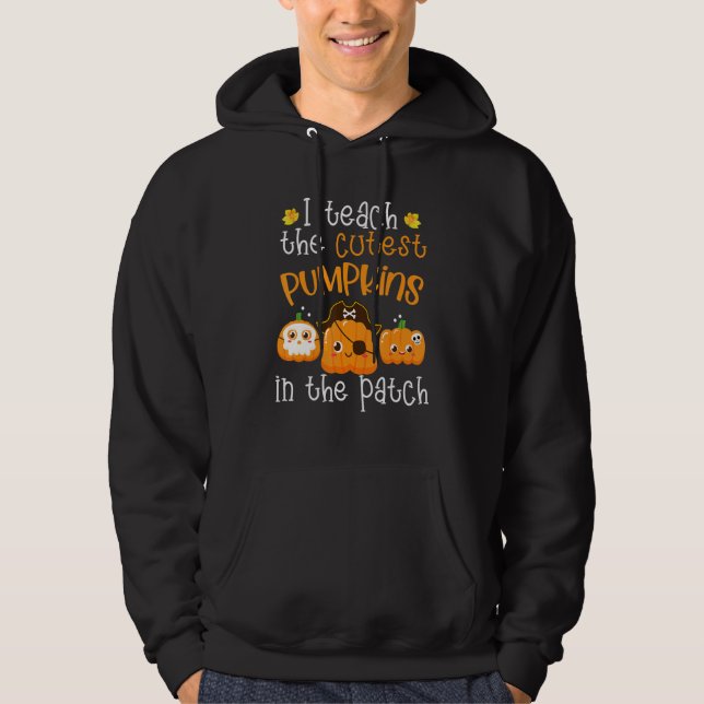 Jag Undervisar De Sötaste Pumporna I Placken Lärar Hoodie (Framsida)