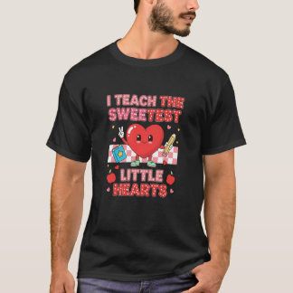 Jag Undervisar De Sötaste Små Hjärtan Lärare Valen T Shirt