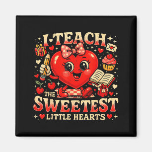 Jag Undervisar De Sötaste Små Hjärtan Valentine Un Magnet