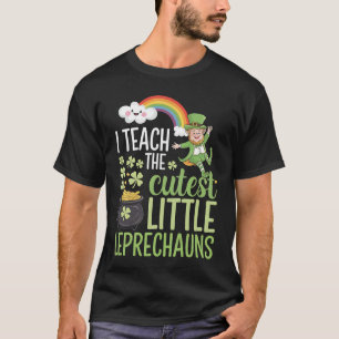 Jag Undervisar De Sötaste Små Leprechauns Irländsk T Shirt