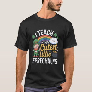 Jag Undervisar De Sötaste Små Leprechauns Lärare S T Shirt