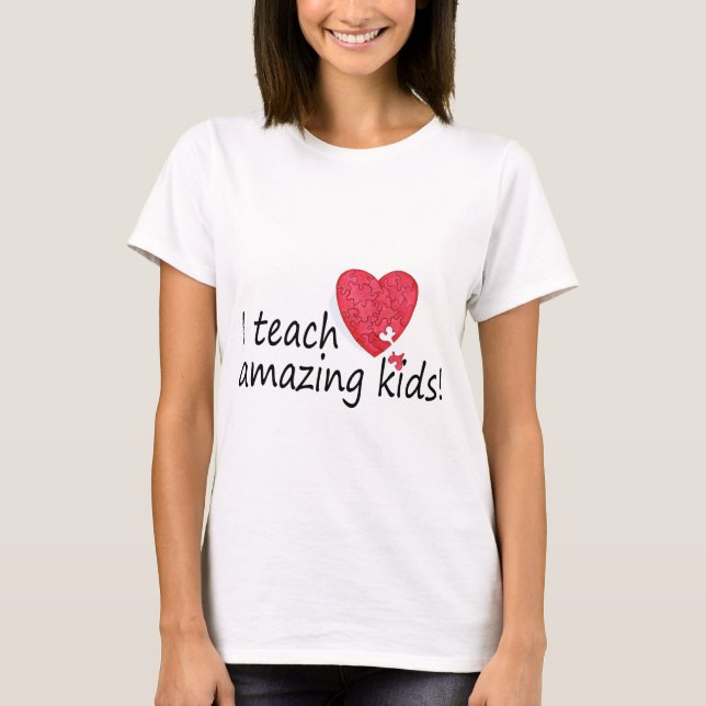 Jag undervisar fantastisk ungar t-shirt (Framsida)