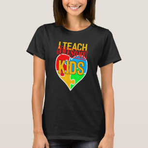 Jag Undervisar Fantastiska Barn Söt Autism Special T Shirt