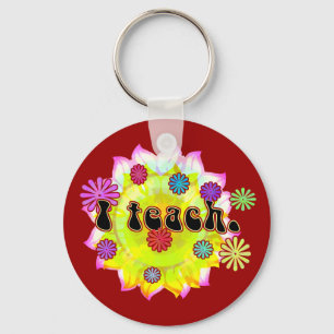 Jag undervisar Keychain Nyckelring