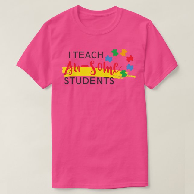 Jag undervisar lite studenter t shirt (Design framsida)