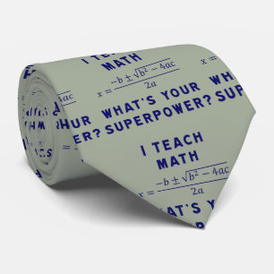 Jag undervisar Math/vad är din Superpower? Slips
