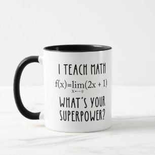Jag undervisar Mathlärare muggen för kaffe Mugg