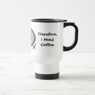 Jag Undervisar med Roliga Kaffespråk Resemugg