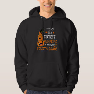 Jag Undervisar Sötaste Pumporna I Lapp Fjärde Klas Hoodie