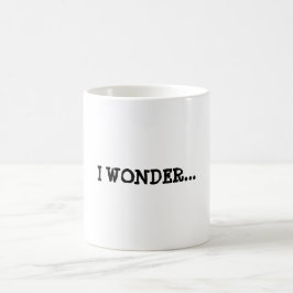 JAG UNDRAR… den inspirera citationsteckenmuggen Kaffemugg