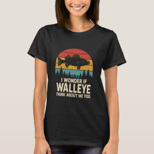 Jag undrar om Gös Funderar På Mig Rolig Gösfiske T Shirt