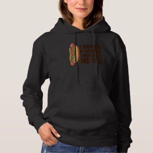 Jag undrar om korvar också tänker på mig Varmt Ko T Shirt
