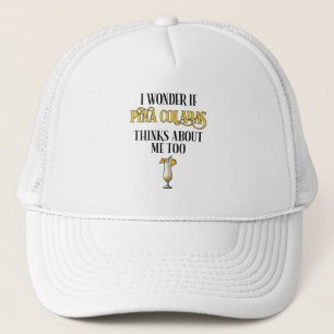Jag undrar om Pina Coladas också tänker på mig Keps