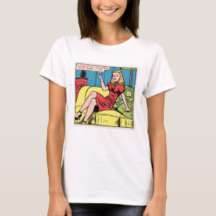 Jag undrar vilken storlek det är • Retro Good Girl T Shirt