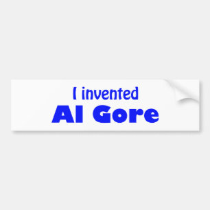 Jag uppfann Al Gore Bildekal