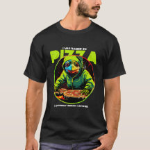 Jag Uppfostrades på Pizza T-shirt